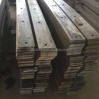 Hot rolled flat steel with holes/slots