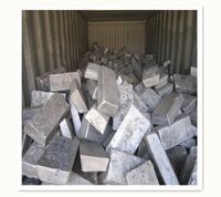 Factory high quality pure antimony is used to make lead tin antimony alloy ingots for sale antimony metal ingots