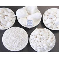 Discount natural white quartz pebbles in different sizes