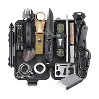 Custom Travel Mini Survival Kit Emergency 24 in 1 Survival Kit for SOS Earthquake Aid Equipment