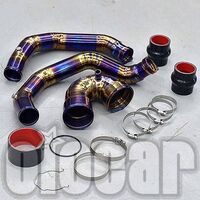 High quality oiomotors S55 engine titanium boost charge pipe kit for BM F87 M2c F80 M3 F82 F83 M4