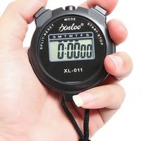 Digital electronic stopwatch with single memory suitable for sports trainers Stopwatch for fitness judges