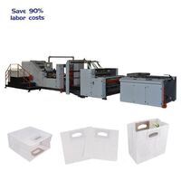 Machine Manufacturing Small Manual Kraft Paper Bag Making Machine Machinery For Sale