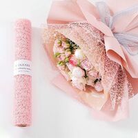 2020 new colorful flower wrapping paper bouquet paper for flower wrapping net