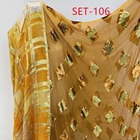 Promotional Silk Velvet Dirac & Garbasa Set Ready to Ship Highest Quality Metal Lurex Fabric Silk Fabric