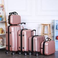 Luggage universal wheel suitcase abs trolley case 20 inch boarding case small suitcase