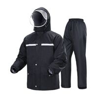 Tianwang High Quality PVC Coated Polyester Waterproof Men's Raincoat Manufacturer Price Raincoat Cheap Raincoat