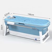 Largest Adult Folding Bathtub Large Size 1460MM Portable Folding Bathtub