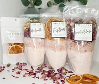 Bath Salt Manufacturer Private Label Bag Packaging Bath Luxury Crystal Salt Natural Himalayan Bath Salt