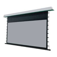 72" - 150" Ambient Light Suppression ALR Ceiling Recessed Motorized Projector Screen with Tab Tension