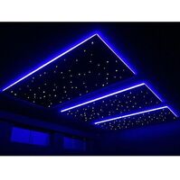 Star Ceiling Panel Fiber Optic Star Ceiling RGB Light Strip 7 Colors