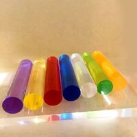 Custom Design High Transparent Clear Color Plastic PMMA Acrylic Nail Rod