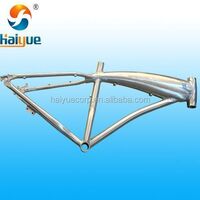 Raw material bicycle frame