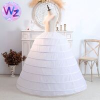 Direct supply cancan skirt petticoat plus size crinoline petticoat 8 ring wedding dress petticoat