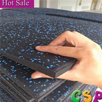 Speckles crossfit gym floor rubber 1 inch thick rubber mat