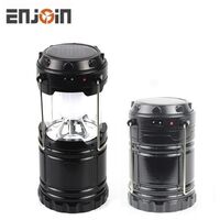 ENJOIN Factory Supply Cheap Plastic Outdoor Multifunctional Solar Rechargeable LED Camping Light