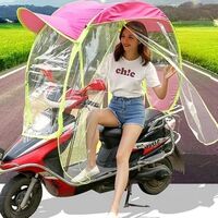 Windproof Electric Bike Umbrella Scooter Bike Outdoor ATV Rain Electric Bike Umbrella