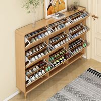 High Quality Simple Minimalist Shoe Rack Bench Tipping Bucket Shoe Cabinet