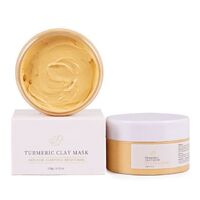 Private Label Turmeric Organic Deep Hydrating Facial Mud Mask Skin Care Facial Turmeric Mud Mask