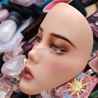 Latest Design Tattoo Bionic Eye Silicone Skin Pad Mannequin Eye Makeup Practice Face Plate