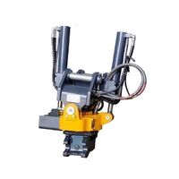 Excavator quick coupler 360 degree swivel hitch