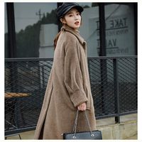 ruixiou alpaca wool fabric alpaca women's coat fabric spot supply support custom multi-color optional