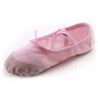 Soft cotton ballet shoes, wrap ballet shoes, practice dance shoes