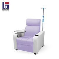 Patient outpatient hospital height adjustable footstool blood transfusion infusion infusion infusion rack medical recliner