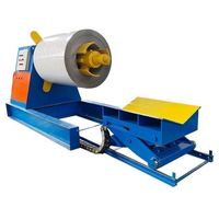 Automatic 5 10 Tons Uncoiler Sheet Metal Coil Steel Strip Hydraulic Uncoiler Manual Uncoiler For Roller Press