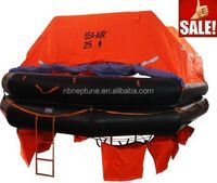 SOLAS approved 25 person marine liferaft