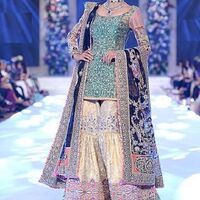 bridal wedding dress women pakistani salwar kameez salwar