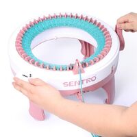 Knitting Machine Low Price 48 Needles Circular Knitting Crochet Knitting Machine For Socks Hat Scarf Sweater Diy