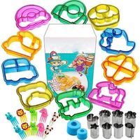 Kids Sandwich Cutters Perfect for Toddler Lunch Boxes and Containers Bento Box Accessories and Non-Fragile Sealers