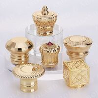 Luxury Wholesale Glass Perfume Bottle Caps Manufacturer Accept Customized Zamac Perfume Bottle Caps