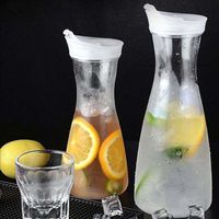 2022 new 1600ml 54oz transparent acrylic juice jug with lid water bottle