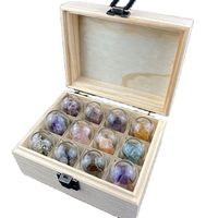 Hot selling natural rough gemstone healing energy natural mineral specimen children mineral gift box popular science education