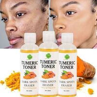 OEM Private Brand Dark Spot Toner Evens Skin Tone Eraser Corrects Skin Whitening Firming Acne Acne Removing Turmeric Toner