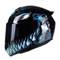 Motorcycle Helmet Full Face Rapid Street Helmet Unisex Adult Cool Rider Gear Four Seasons Street Travel Motorcycle Helmet