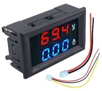 0.28 Inch LED Display Mini Digital Voltmeter Ammeter DC 100V 10A Panel Amplifier Voltage Ammeter Tester Detector