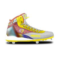 Men's high top custom design wear-resistant non-slip long metal stud baseball shoes