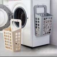 Waterproof Hotel Fashion European Farmhouse Stackable Laundry Basket PP Hanging Laundry Basket