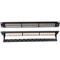 Cat6 Distribution Frame 24 Port Distribution Frame Cat6 RJ45 Ethernet Distribution Frame Network Rack Mount