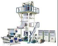 Three-layer extrusion line of PE packaging film blowing machine