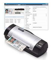 Plustek D620i - Double-sided card scanner can automatically read US and Canadian driver's license/ID card data