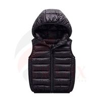 Wholesale Sleeveless Vest Boys Girls Winter Warm Kids Vest Casual OEM Shorts Ningbo Nylon Support