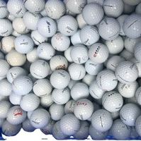 Different grades of recycled golf balls Different grades of lake balls second-hand golf balls