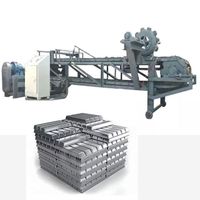 High-quality recycled aluminum 1-5 tons aluminum ingot continuous die-casting machine production line