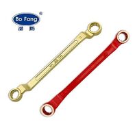 Non-Sparking Tools Dual Box Offset Wrench Ring End Double Sided Beryllium Copper Aluminum Bronze Wrench