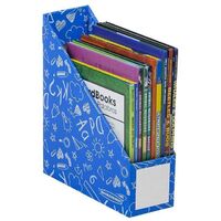 Custom Printed A4 A5 Recycled Cardboard Desk Top Magazine Organizer Storage Box File Holder