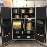 8x7 10x7 12x8 Drum Kit 14x14 16x14 Bass Drum 22x20 Kick Drum Snare Drum spd Drum Equipment Storage Drum Vault Flight Case Drum Road Case